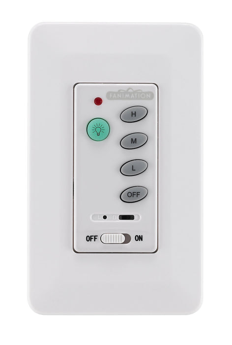 Fanimation CWRL4WH Controls Wall Control White Main Image.jpg