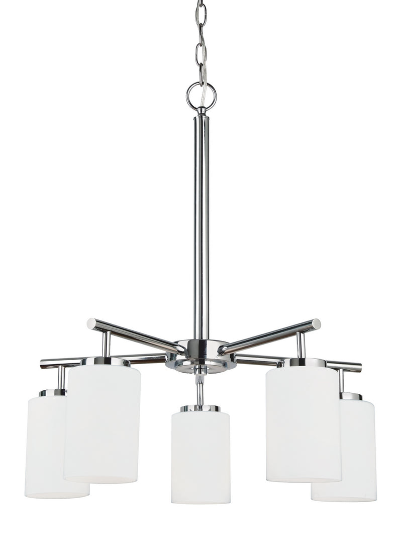 Generation Lighting 31161-05 Oslo Five Light Chandelier, Chrome Alternate Image.jpg