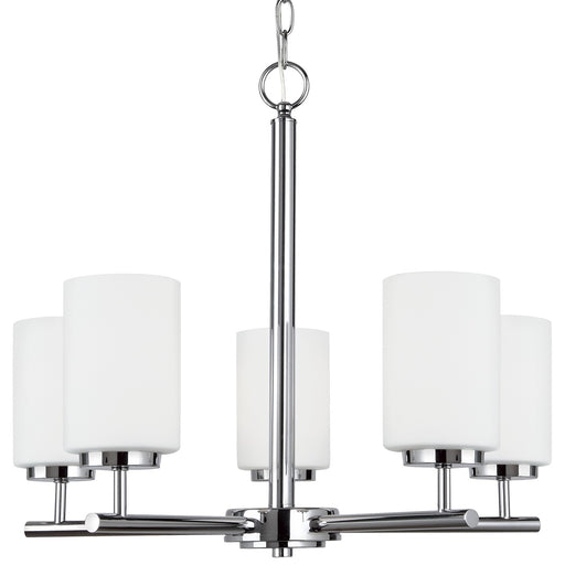 Generation Lighting 31161-05 Oslo Five Light Chandelier, Chrome Main Image.jpg