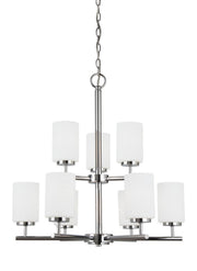 Generation Lighting 31162-05 Oslo Nine Light Chandelier, Chrome Main Image.jpg