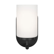 Generation Lighting 41160-112 Oslo One Light Wall / Bath Sconce, Midnight Black Main Image.jpg