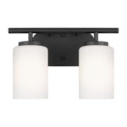 Generation Lighting 41161-112 Oslo Two Light Wall / Bath, Midnight Black Main Image.jpg