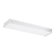 Generation Lighting 59136LE-15 Drop Lens Fluorescent Two Light Flush Mount, White Main Image.jpg