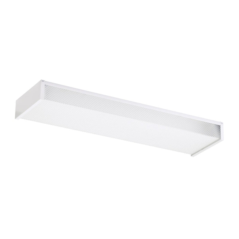 Generation Lighting 59136LE-15 Drop Lens Fluorescent Two Light Flush Mount, White Main Image.jpg