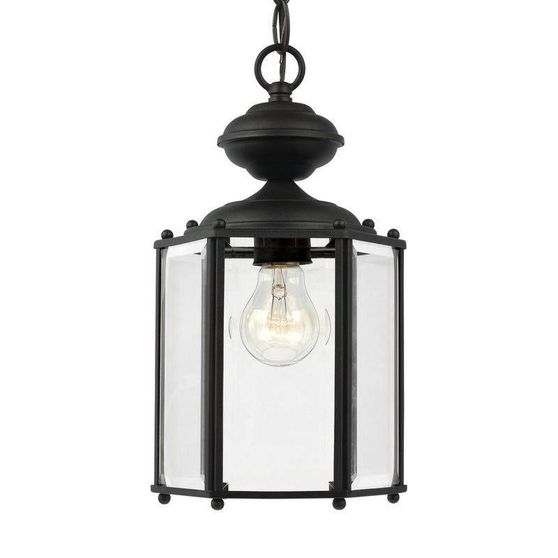 Generation Lighting 6008-12 Classico One Light Outdoor Semi-Flush Convertible Pendant, Black Alternate Image 2.jpg
