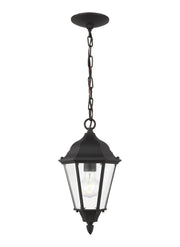 Generation Lighting 60938-12 Bakersville One Light Outdoor Pendant, Black Main Image.jpg