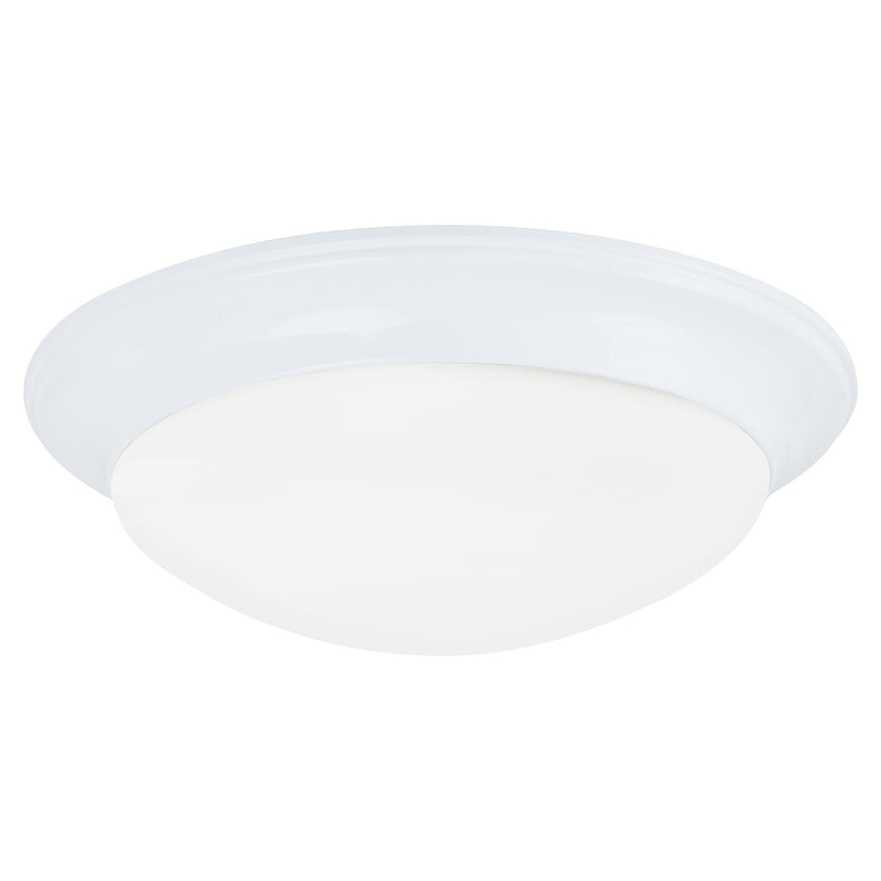 Generation Lighting 75434-15 Nash One Light Flush Mount, White Main Image.jpg