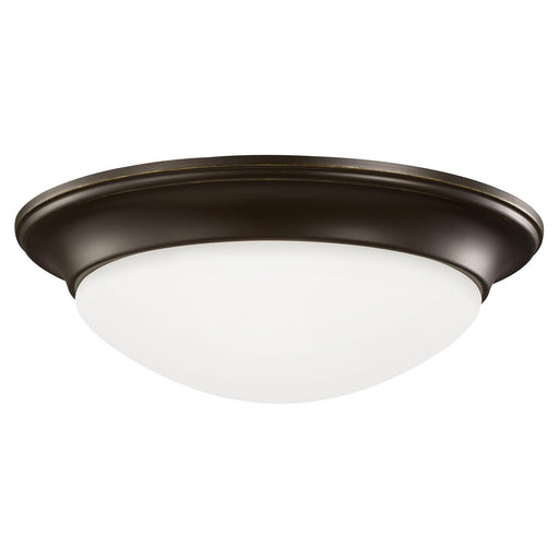 Generation Lighting 75434-710 Nash One Light Flush Mount, Bronze Main Image.jpg