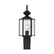 Generation Lighting 8209-12 Classico One Light Outdoor Post Lantern, Black Main Image.jpg