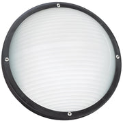 Generation Lighting 83057-12 Bayside One Light Outdoor Wall / Ceiling Mount, Black Main Image.jpg