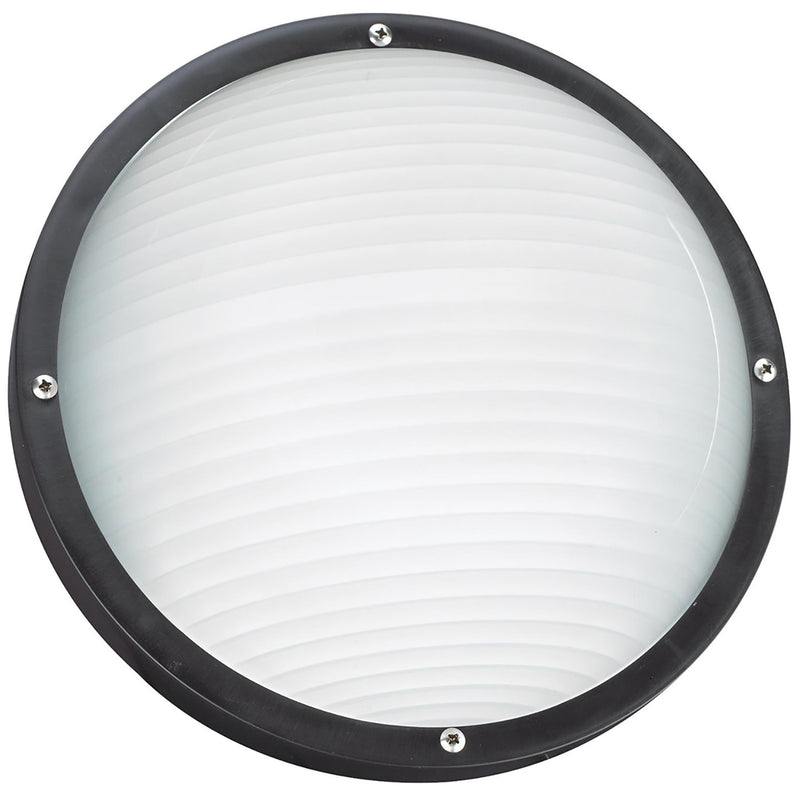 Generation Lighting 83057-12 Bayside One Light Outdoor Wall / Ceiling Mount, Black Main Image.jpg