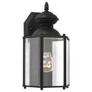 Generation Lighting 8509-12 Classico One Light Outdoor Wall Lantern, Black Main Image.jpg