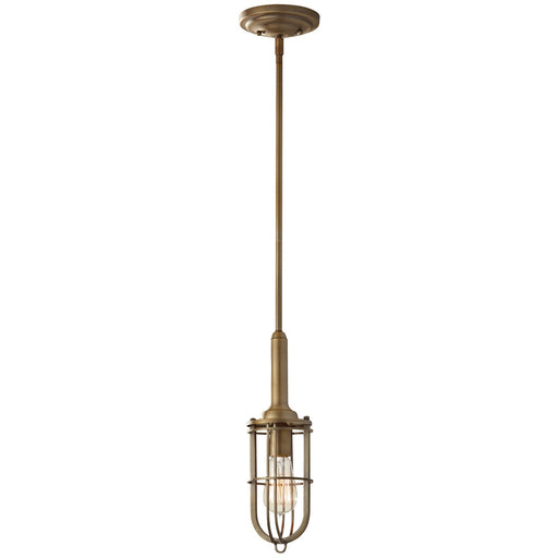 Generation Lighting P1240DAB Urban Renewal One Light Pendant, Dark Antique Brass Main Image.jpg