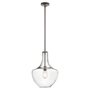 Kichler 42046OZ One Light Pendant, Olde Bronze