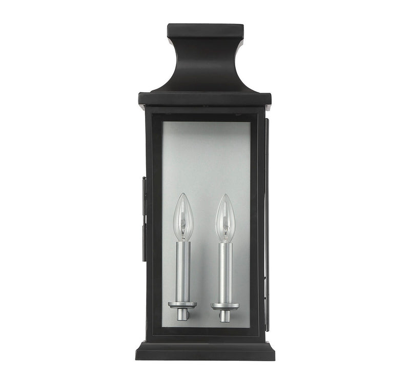 Savoy House 5-5911-BK Two Light Wall Lantern, Black (3)