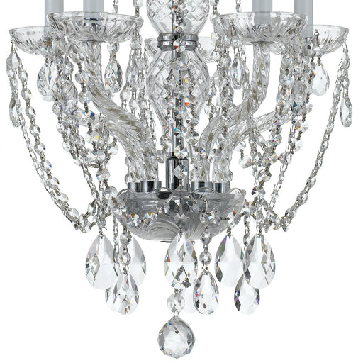Crystorama 1129-CH-CL-S Traditional Crystal Five Light Mini Chandelier Polished Chrome Alternate Image.jpg