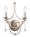 Crystorama 422-SA Metro Two Light Wall Sconce Antique Silver Main Image.jpg