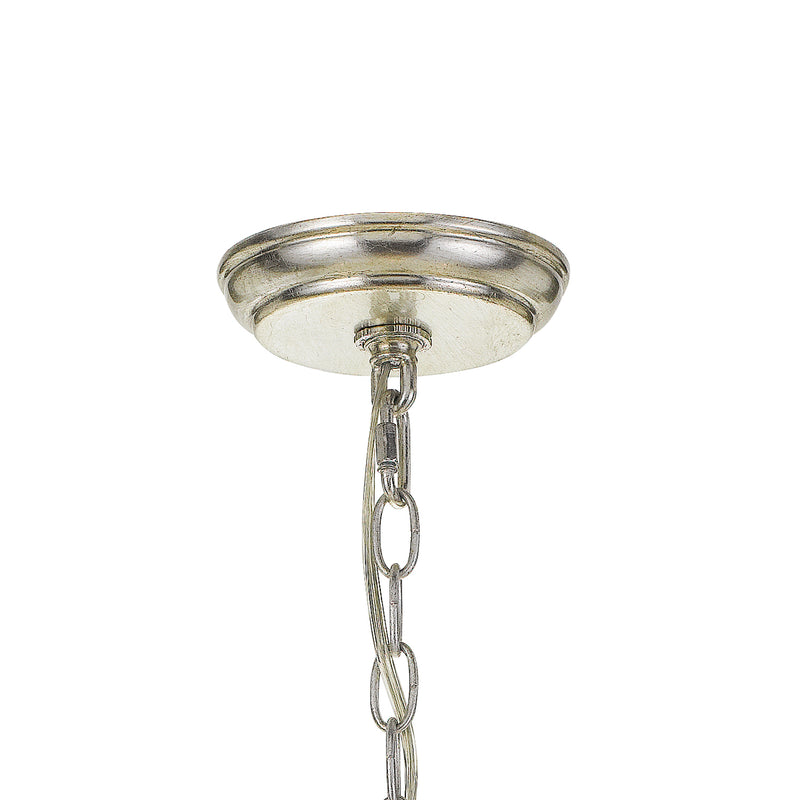 Crystorama 425-SA Metro Five Light Chandelier Antique Silver Alternate Image 2.jpg