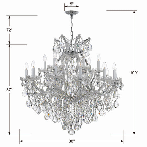 Crystorama 4418-CH-CL-MWP Maria Theresa 19 Light Chandelier Polished Chrome Alternate Image.jpg