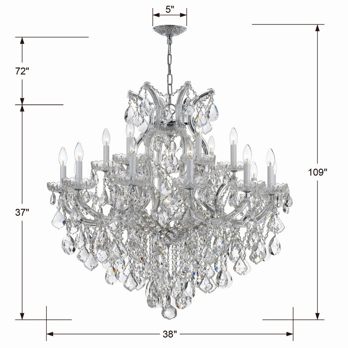 Crystorama 4418-CH-CL-MWP Maria Theresa 19 Light Chandelier Polished Chrome Alternate Image.jpg