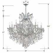 Crystorama 4418-CH-CL-SAQ Maria Theresa 19 Light Chandelier Polished Chrome Alternate Image.jpg