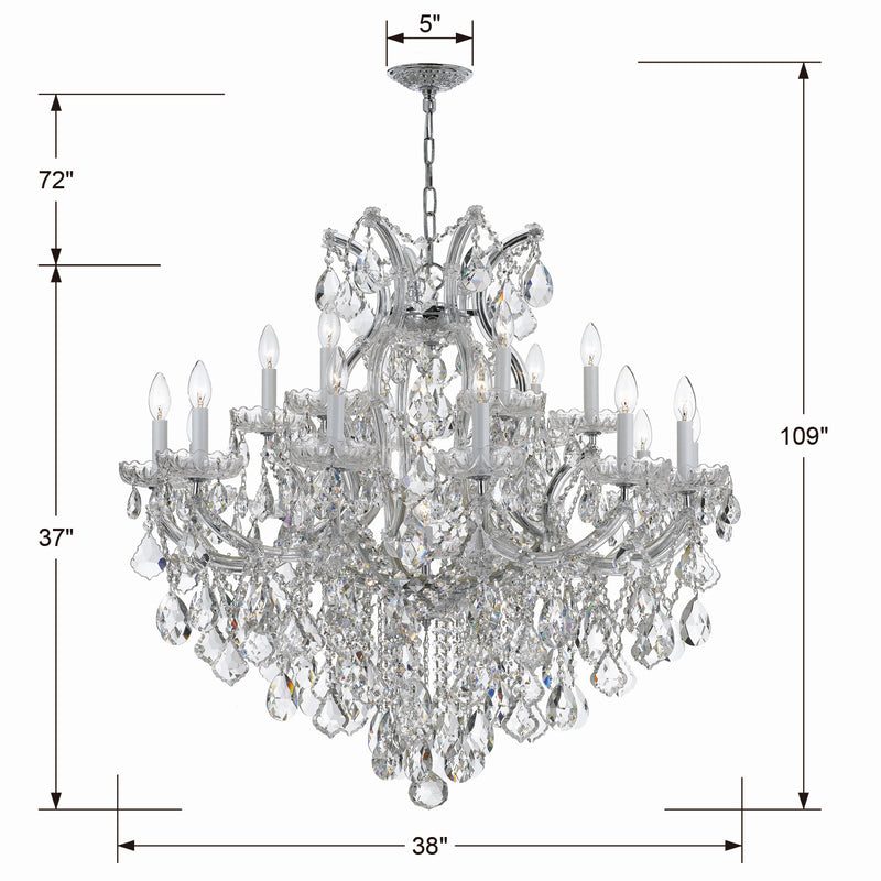 Crystorama 4418-CH-CL-SAQ Maria Theresa 19 Light Chandelier Polished Chrome Alternate Image.jpg