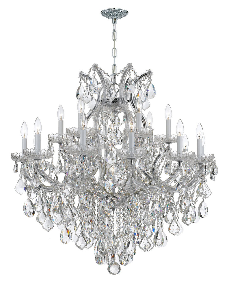 Crystorama 4418-CH-CL-SAQ Maria Theresa 19 Light Chandelier Polished Chrome Main Image.jpg