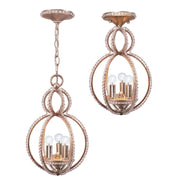 Crystorama 6760-DT Garland Three Light Mini Chandelier Distressed Twilight Alternate Image.jpg