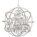 Crystorama 9025-OS-CL-MWP Solaris Four Light Mini Chandelier Olde Silver Main Image.jpg