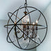 Crystorama 9219-EB-CL-MWP Solaris Six Light Chandelier English Bronze Alternate Image.jpg