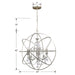Crystorama 9219-OS-CL-SAQ Solaris Six Light Chandelier Olde Silver Alternate Image.jpg