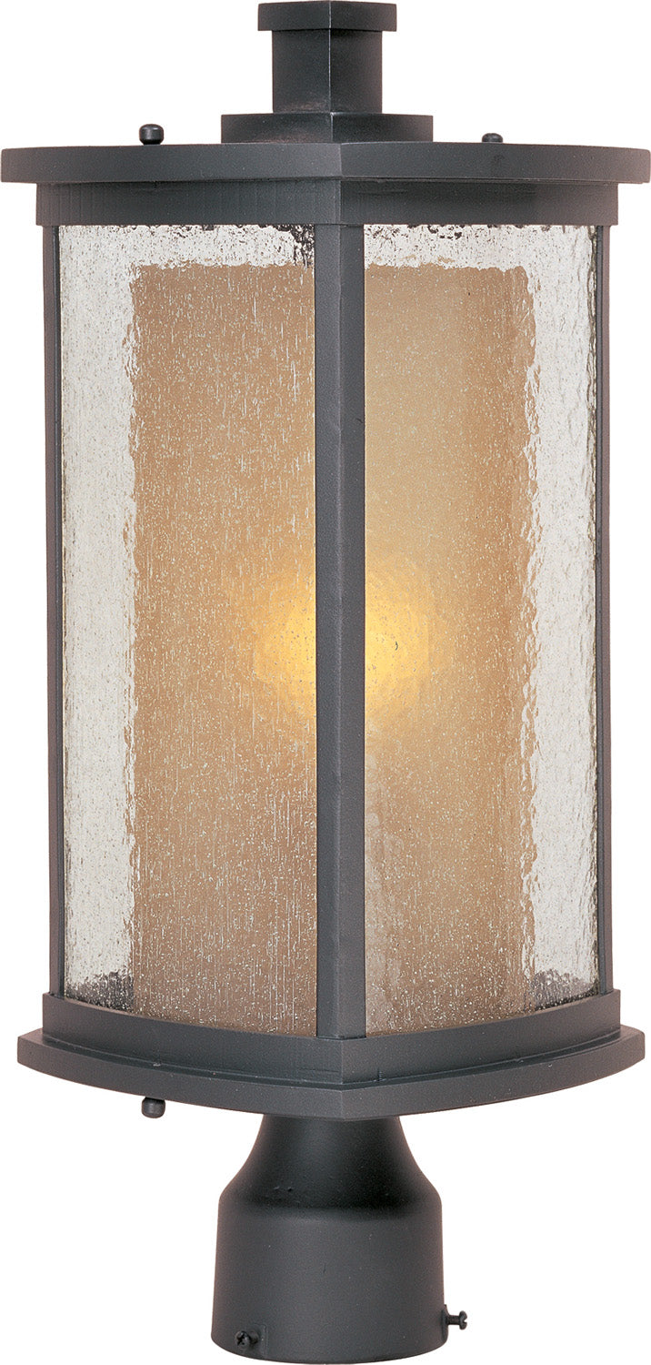 Maxim 3150CDWSBZ Bungalow One Light Outdoor Pole/Post Lantern, Bronze Main Image.jpg