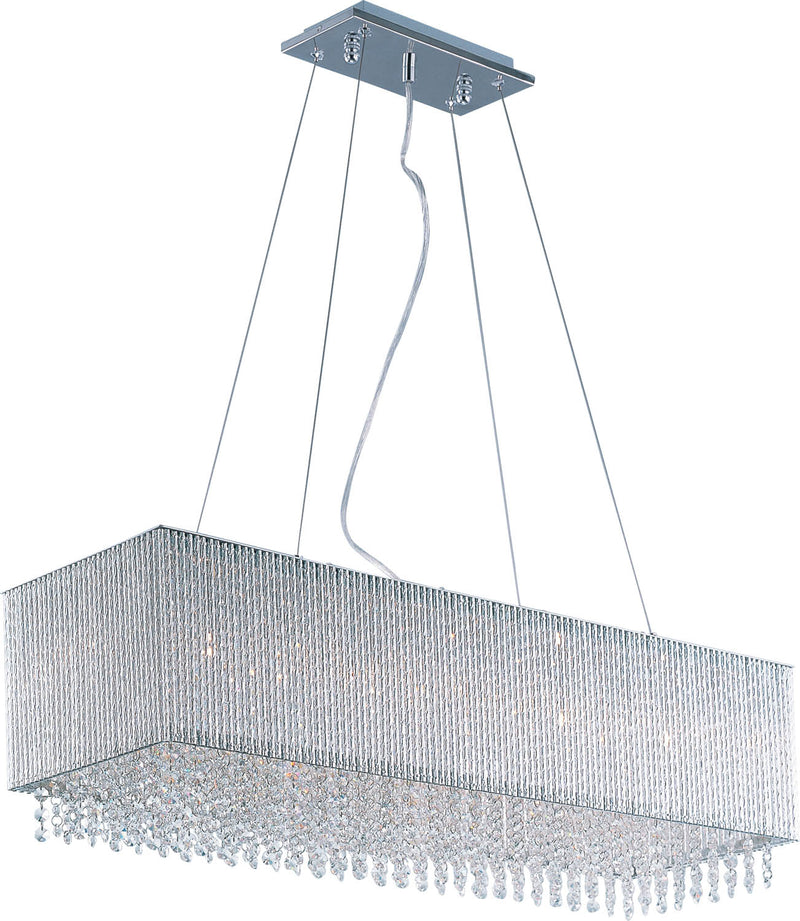 ET2 E23146-10PC Spiral Nine Light Pendant, Polished Chrome Main Image.jpg
