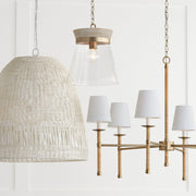 Capital Lighting 347311WS Finn One Light Pendant, White Wash and Matte Brass Alternate Image 3.jpg