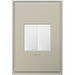 Legrand AABK1W4 Adorne Blank, Half-Size, White Alternate Image 2