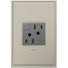 Legrand ARPS152M4 Adorne Energy-Saving On/Off Outlet, Magnesium Alternate Image 2