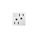 Legrand ARPS152W4 Adorne Energy-Saving On/Off Outlet, White Alternate Image 1