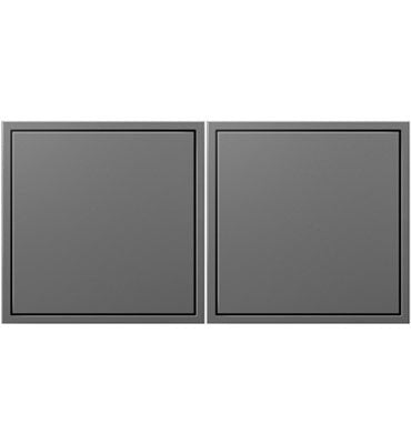 adorne® ARPTR152GM2 15A Two-Gang Pop-Out Outlet, Magnesium Main Image.jpg