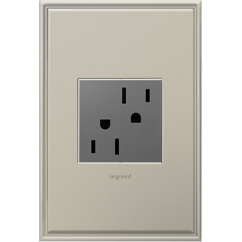 adorne® ARTR152M4 15A Dual Tamper-Resistant Outlet, Magnesium Alternate Image 2.jpg