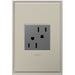 Legrand ARTR152M4 Adorne Tamper-Resistant Outlet, Magnesium Alternate Image 2