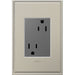 Legrand ARTR153M4 Adorne Tamper-Resistant Outlet, Plus Size, Magnesium Alternate Image 2