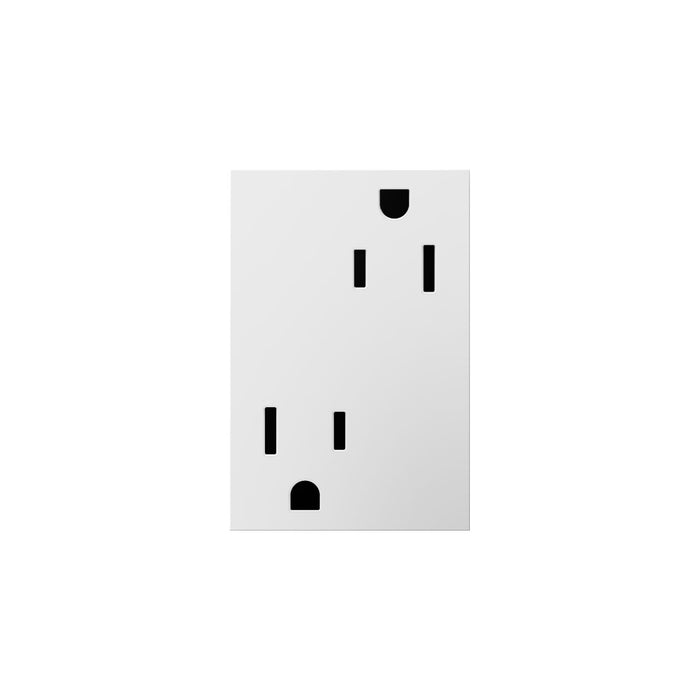 Legrand ARTR153W4 Adorne Tamper-Resistant Outlet, Plus Size, White Alternate Image 1