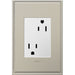 Legrand ARTR153W4 Adorne Tamper-Resistant Outlet, Plus Size, White Alternate Image 2