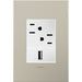 Legrand AWC1G3SN4 Adorne Wall Plate, Nickel Alternate Image 1