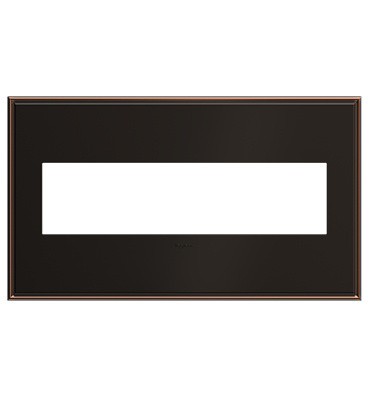 Legrand AWC4GOB4 Adorne Wall Plate, Bronze Main Image