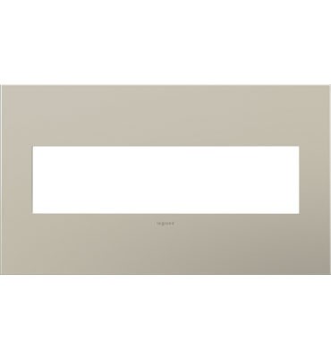 adorne® AWC4GSN4 Satin Nickel Four-Gang Screwless Wall Plate Main Image.jpg