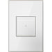 Legrand AWM1G2MW4 Adorne Gang Wall Plate, White Alternate Image 1