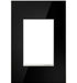 Legrand AWM1G3MB4 Adorne Gang Wall Plate, Black Main Image