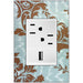 Legrand AWM1G3W4 Adorne Gang Wall Plate, Custom Alternate Image 1