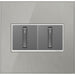 Legrand AWM2GMS4 Adorne Gang Wall Plate, Brushed Stainless Alternate Image 1